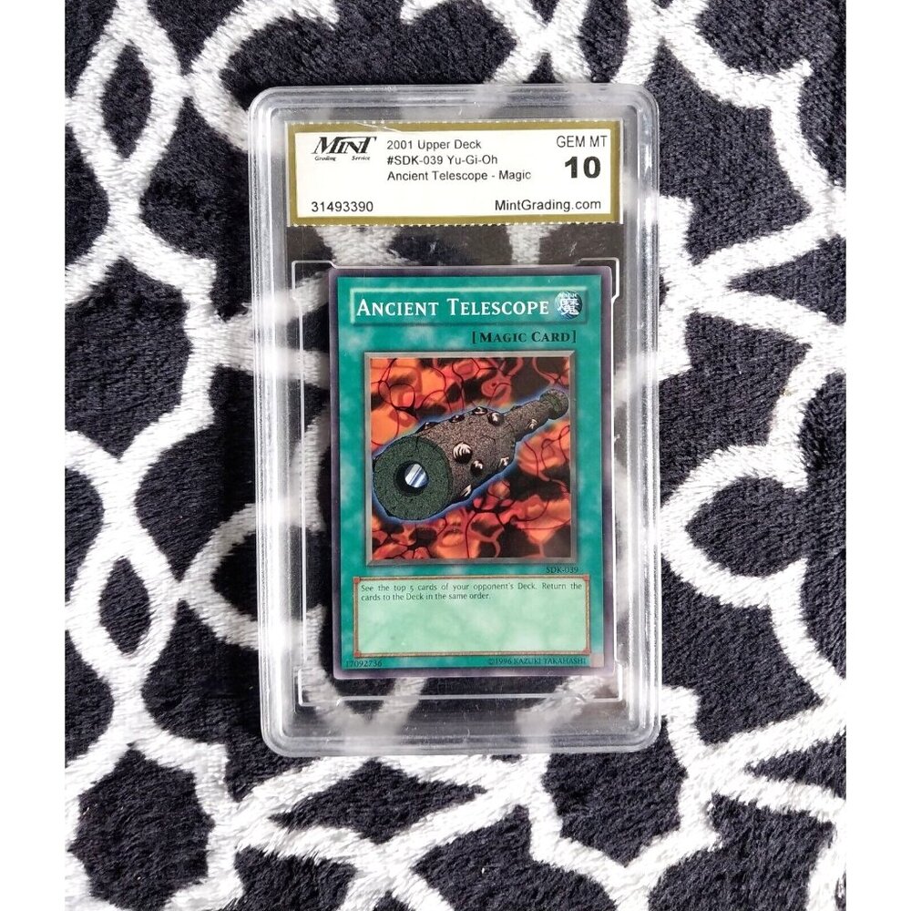 Yu-Gi-Oh Ancient Telescope Magic Card MGS Gem Mint 10